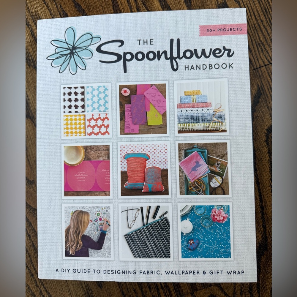 The Spoonflower handbook book DIY design wallpaper fabric wrapping paper